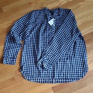 J. Crew plaid shirt